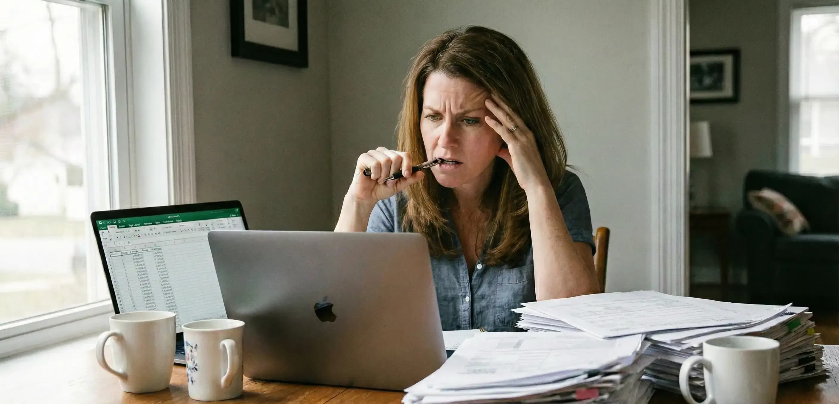 Home office entrepreneur struggling to understand the complex filing instructions for IRS Form 2553 to avoid double taxation.