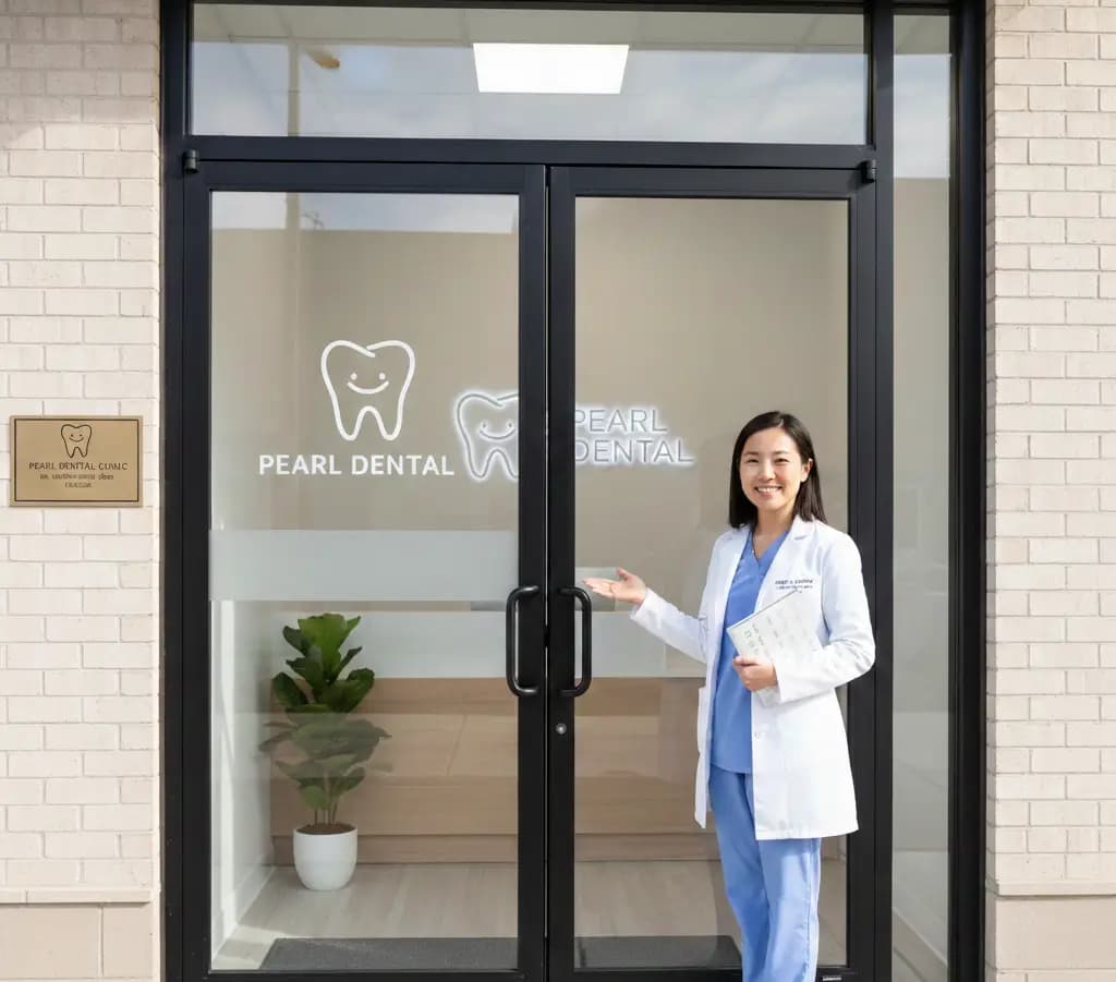Licensed dentist opening her new practice, a key use case for professional corporation formation services.